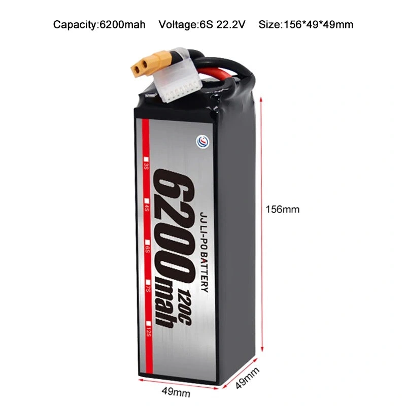 6s 22.2V 6200mAh TPlug Battery - Unleash Your Ride's Power!